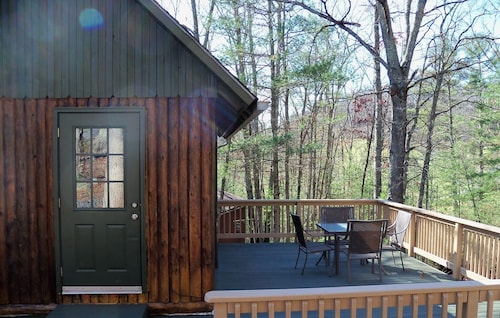Hide Away Log Cabin nestled in a serene setting in Beautiful Bath County, Va.