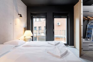 Lägenhet - 2 sovrum - balkong | 2 sovrum, barnsängar och sängkläder