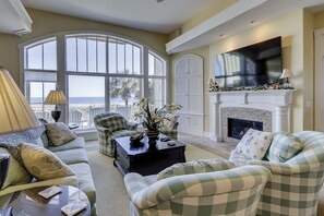 TV, fireplace, DVD player, table football