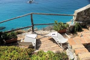 Property grounds - Casa il Night, for 2 people, with amazing sea view and access to the beach (Ricadi - Capo Vaticano)