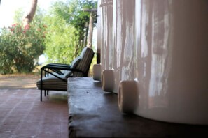 Property grounds - Casa Due, for 4 people, with sea view and accesso to the beach (Ricadi - Capo Vaticano)