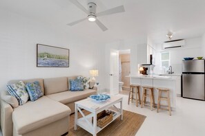 Smart TV, Netflix, table tennis, streaming services - Sunny Bright Coastal Getaway – 1-BR w/ Heated Pool & Steps to Sugar Sand Beach! (Treasure Island)