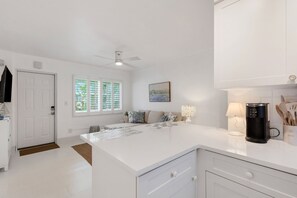 Interior - Sunny Bright Coastal Getaway – 1-BR w/ Heated Pool & Steps to Sugar Sand Beach! (Treasure Island)