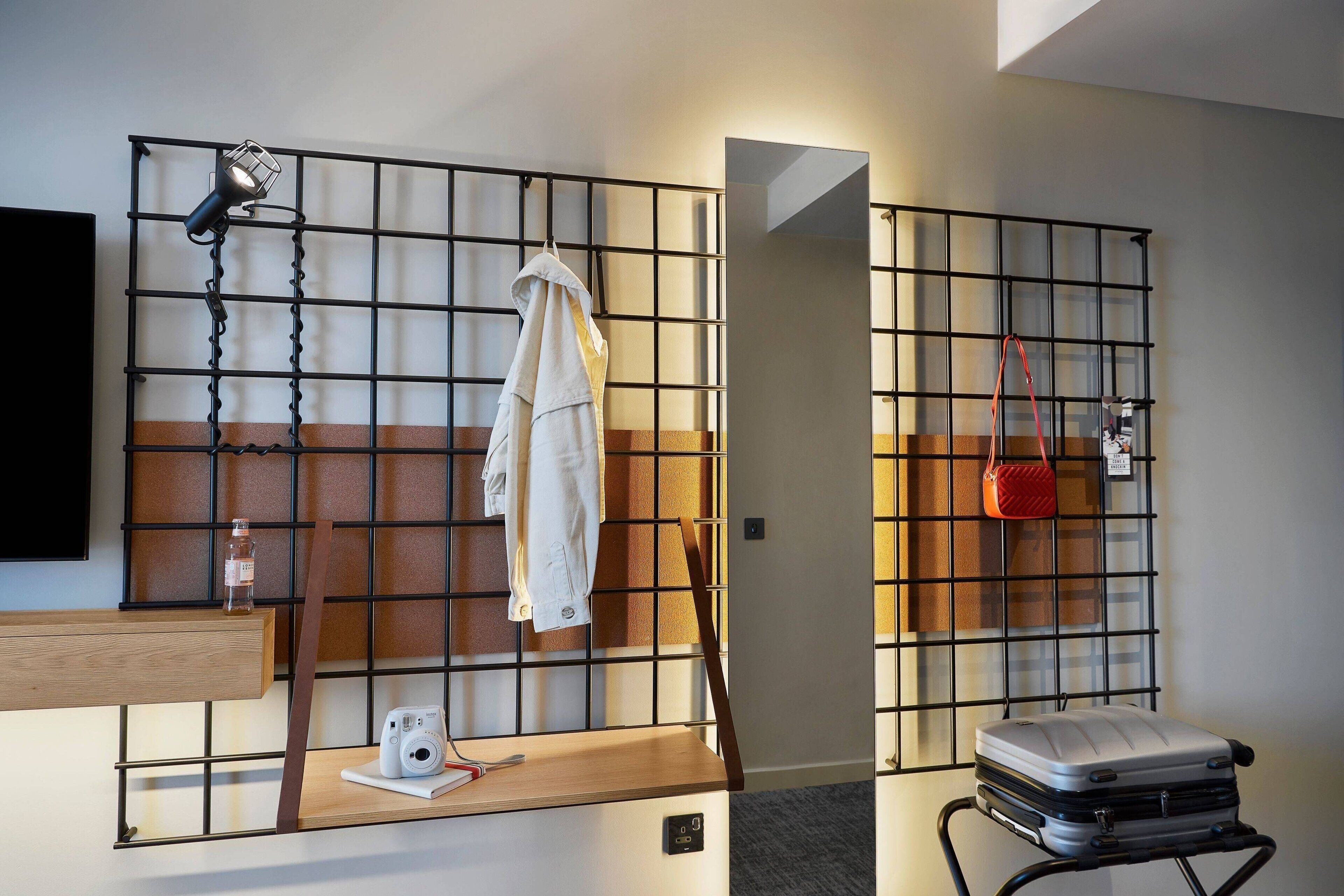 1 bedroom, desk, laptop workspace, blackout curtains