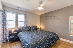 3 slaapkamers, een strijkplank/strijkijzer, gratis wifi, beddengoed