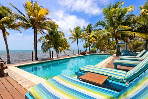 Oceanfront escape with shared, outdoor pool, free WiFi, & air conditioning