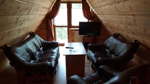 Deluxe Apartment, Balcony (16) | Living area - Willa Monia (Zakopane)