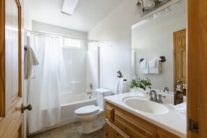 Hair dryer, towels