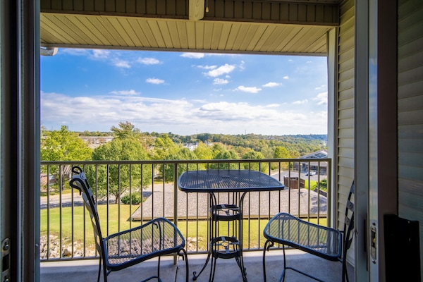 Private, Covered Balcony