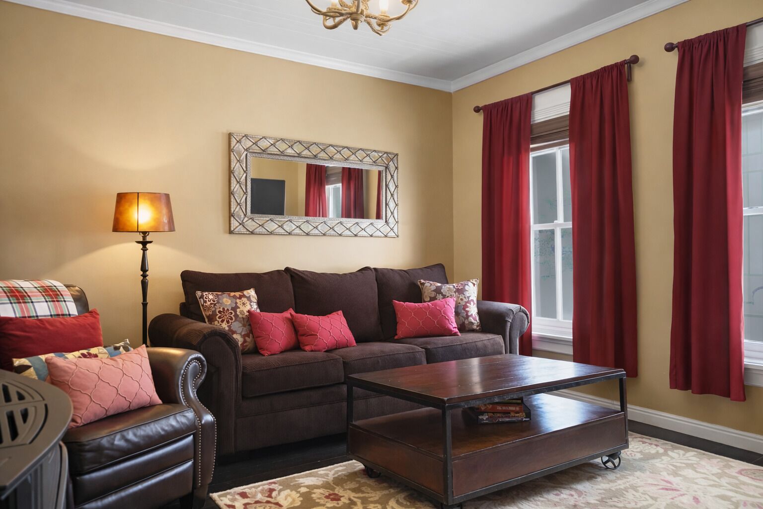 Smart TV, fireplace, printers
