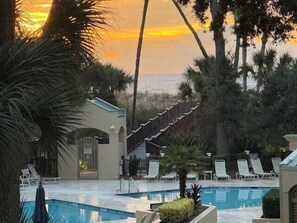 Pool - 107 Windsor Place ~ Renovated in 2025 | Steps to Beach! (Hilton Head Island)