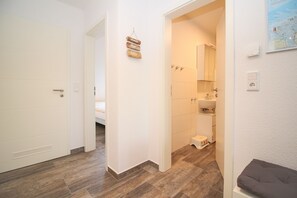 Shower, hair dryer