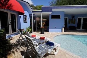 Una piscina riscaldata