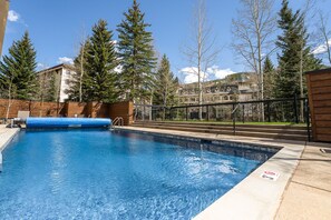 Una piscina riscaldata