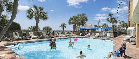 Indoor pool, outdoor pool