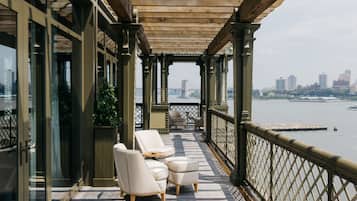 Suite presidencial, terraza (Roebling) | Terraza o patio