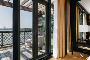 Draps italiens Frette, literie de qualité supérieure, minibar