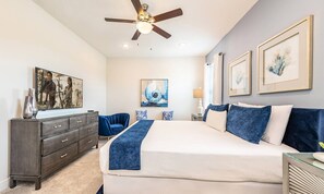 4 bedrooms, iron/ironing board, WiFi, bed sheets - Chic Home with Gaming Loft at Encore (Kissimmee)