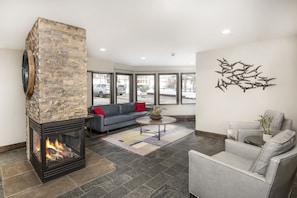 TV, fireplace, DVD player