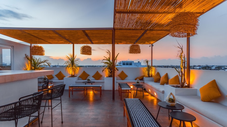 Terrasse Hotel Playa del Carmen