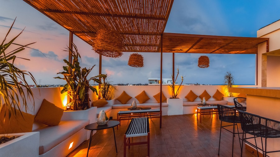 Terrasse Hotel Playa del Carmen