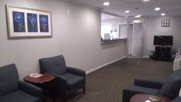 Sala de estar en el lobby