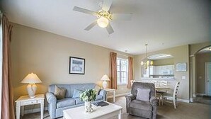 Condo, 2 Bedrooms | Living room - Barefoot Ironwood by North Beach Realty (North Myrtle Beach)