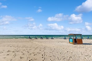 On the beach
