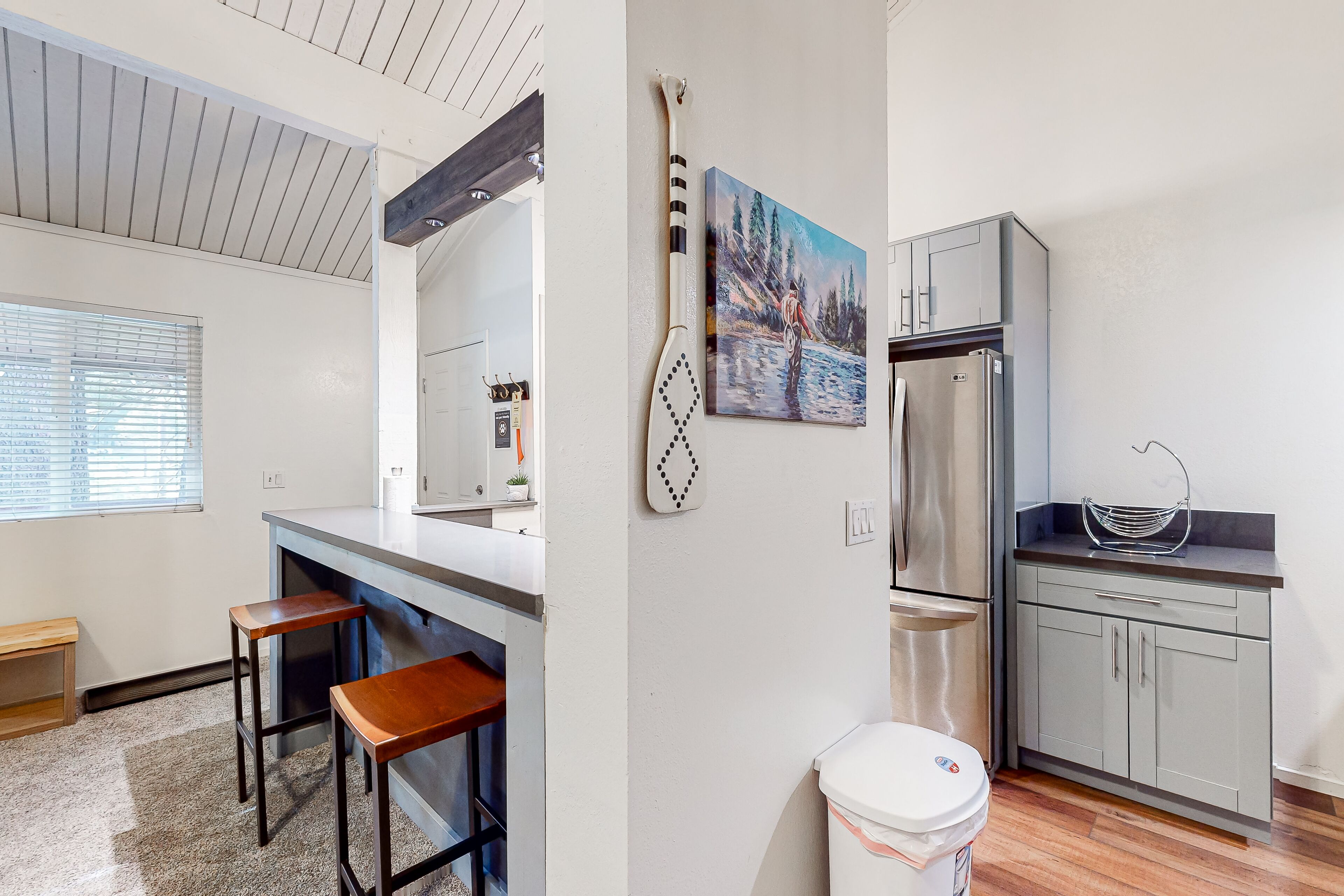 Charming, two-story ski condo w/ a wood stove, free WiFi, shared pool, & hot tub