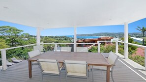 Outdoor dining - Vista Seascape - Decks, Pool, and Views! (COPACABANA)