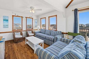 TV - Sunbelievable | 930 ft from the beach | Private Pool, Hot Tub, Dog-Friendly | Corolla (Corolla)