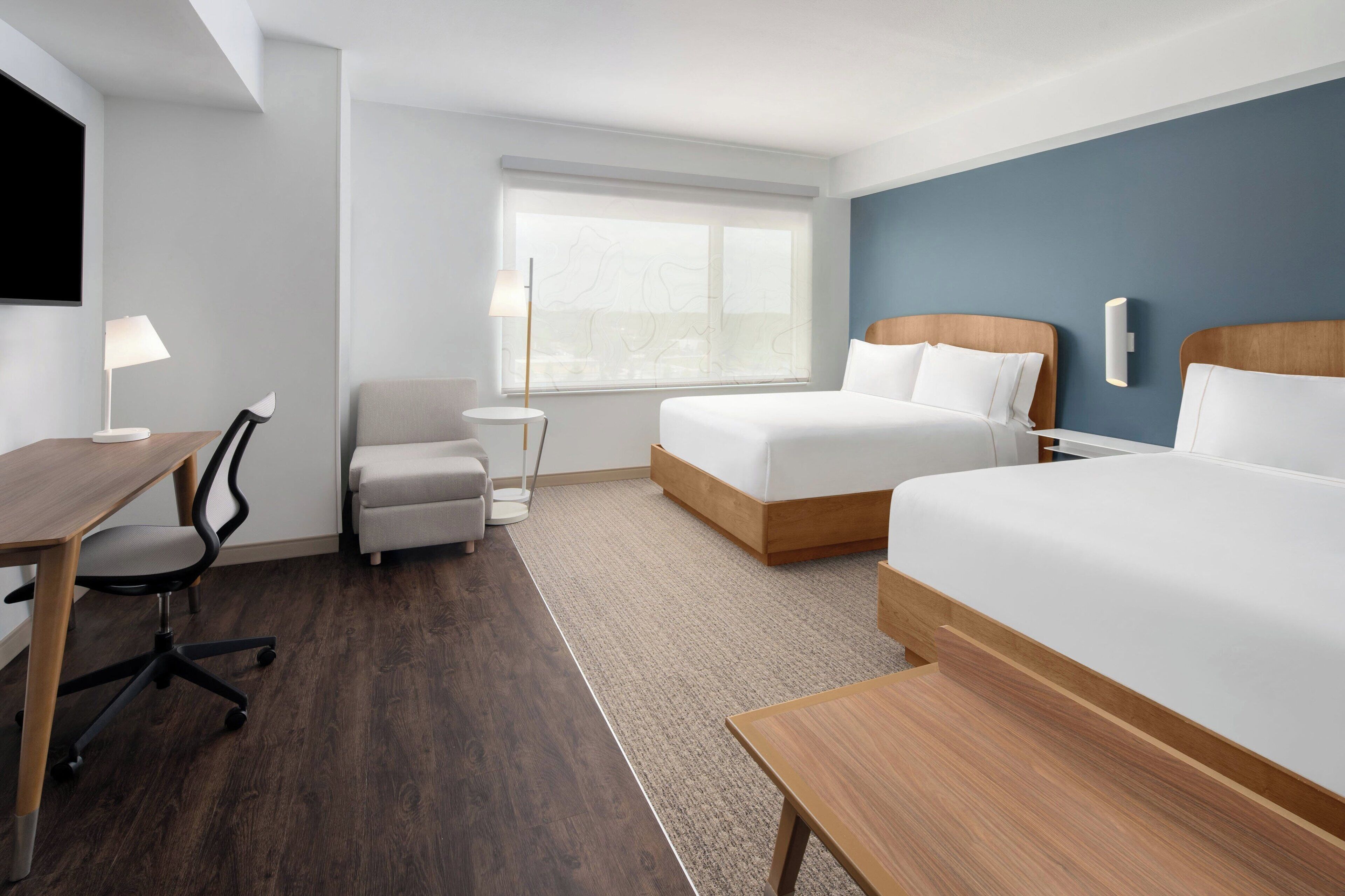 studio, 2 queen beds, non smoking | 1 bedroom, hypo-allergenic bedding, in-room safe, desk