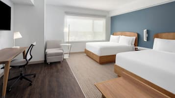 Studio, 2 Queen Beds, Non Smoking | 1 bedroom, hypo-allergenic bedding, in-room safe, desk