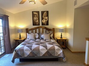 2 bedrooms, iron/ironing board, travel crib, free WiFi