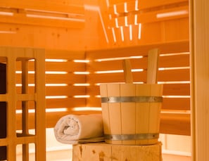 Sauna - Landhaus Hubertus Wellness & Breakfast (Schladming)