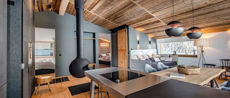Penthouse, 3 chambres (White Gold) | Coin séjour