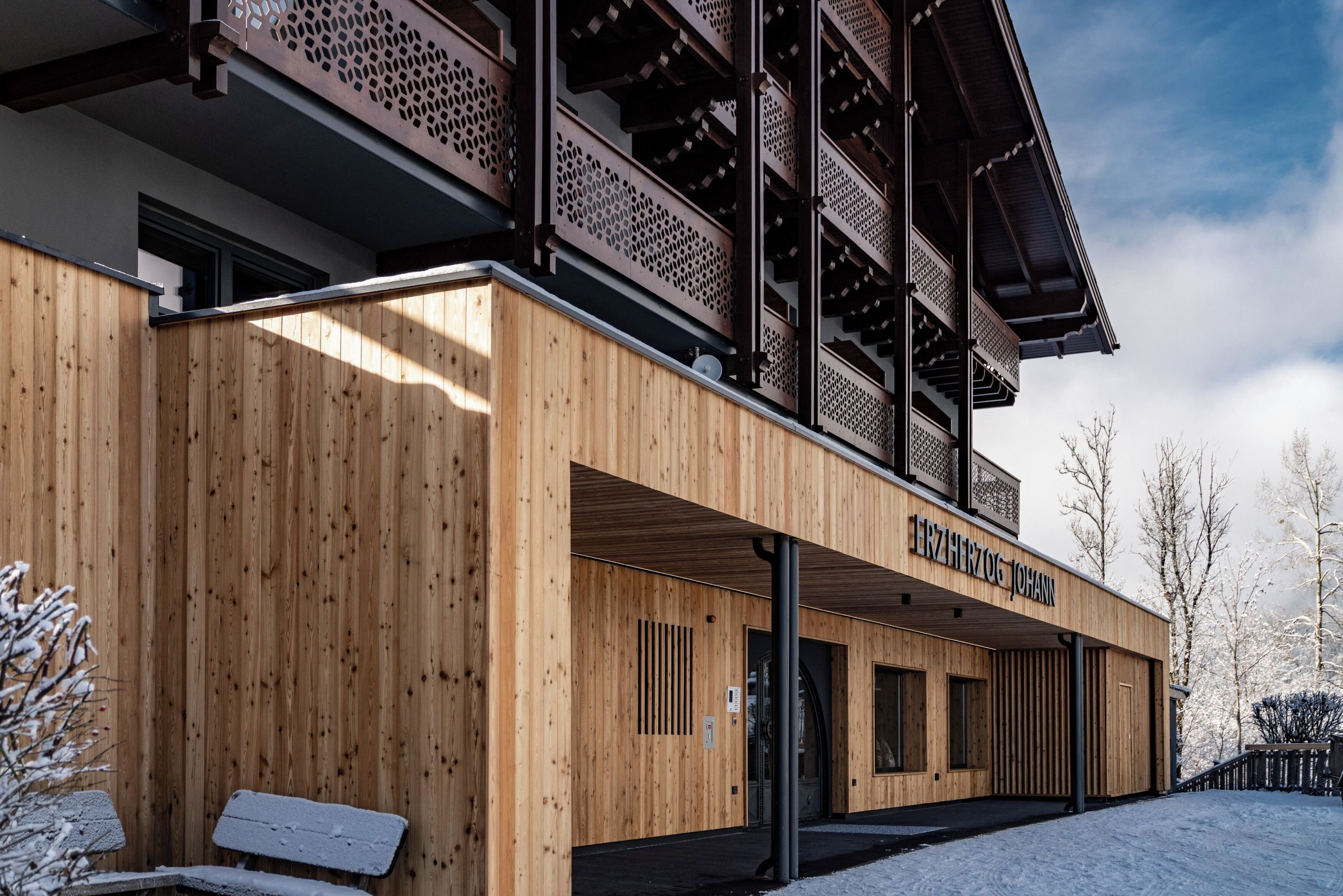 Fassade der Unterkunft