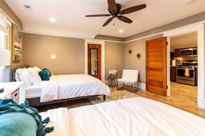 2 bedrooms, desk, iron/ironing board, free WiFi