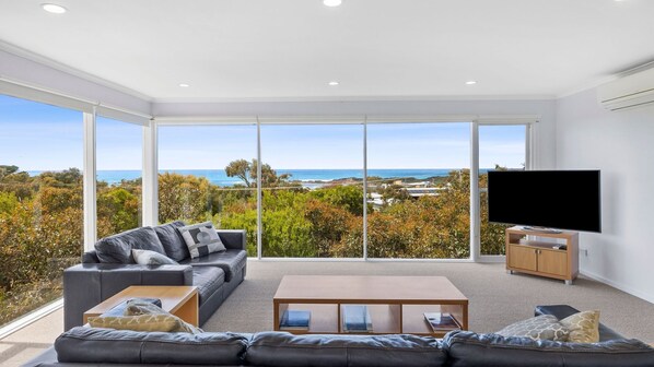 Télévision, cheminée