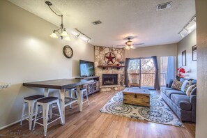Condo, 2 Bedrooms | Living area | Smart TV - Seele Street River B11 2 Bedroom Condo by RedAwning (New Braunfels)