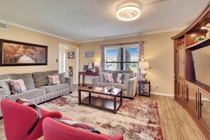 Smart TV, video games, DVD player, books