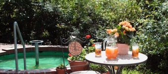 Appartement Rosmarin 28 qm 1-2 Pers., Kochnische, Balkon