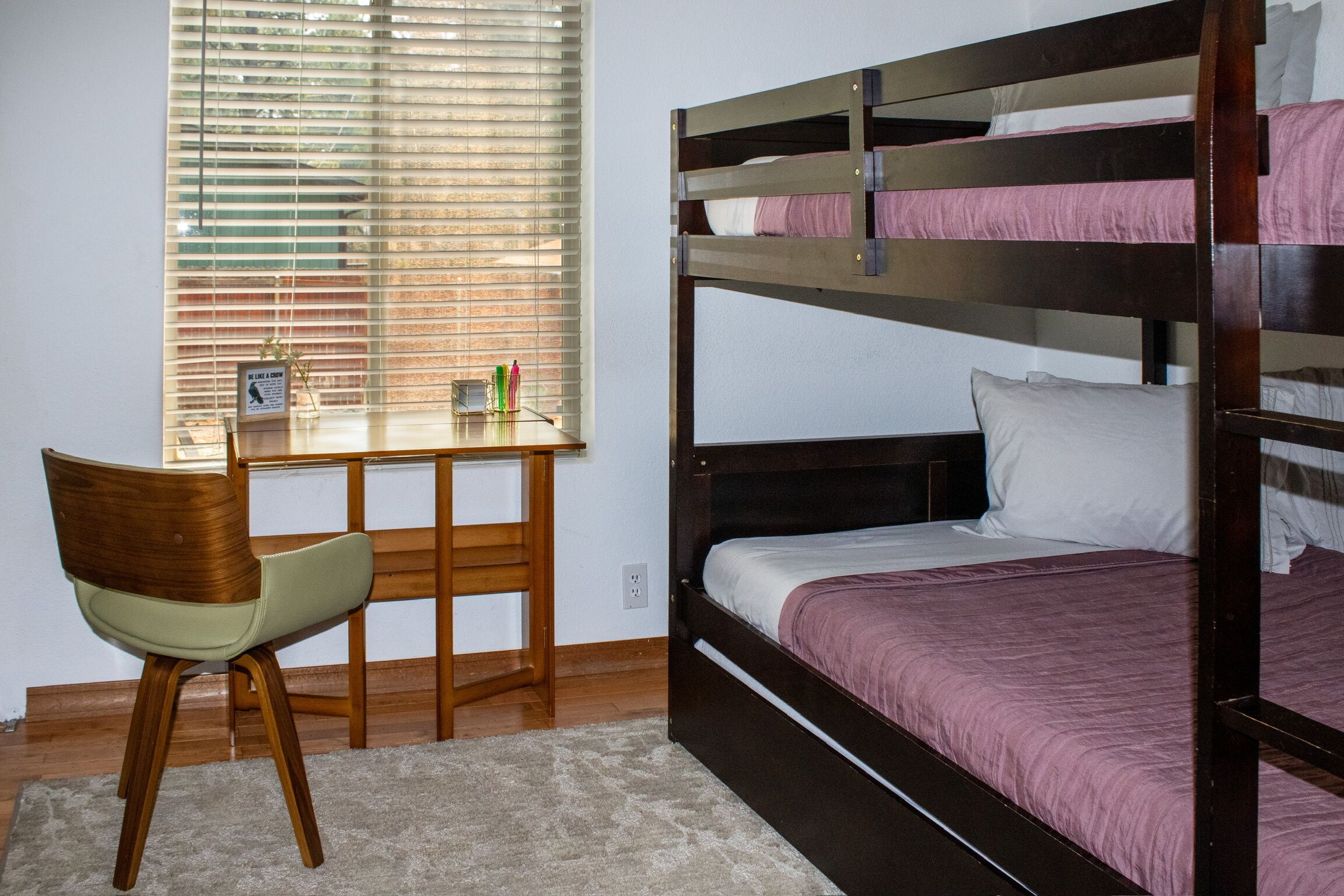 3 bedrooms, memory-foam beds, iron/ironing board, free WiFi