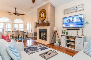 Get cozy on the couch and watch a little television!