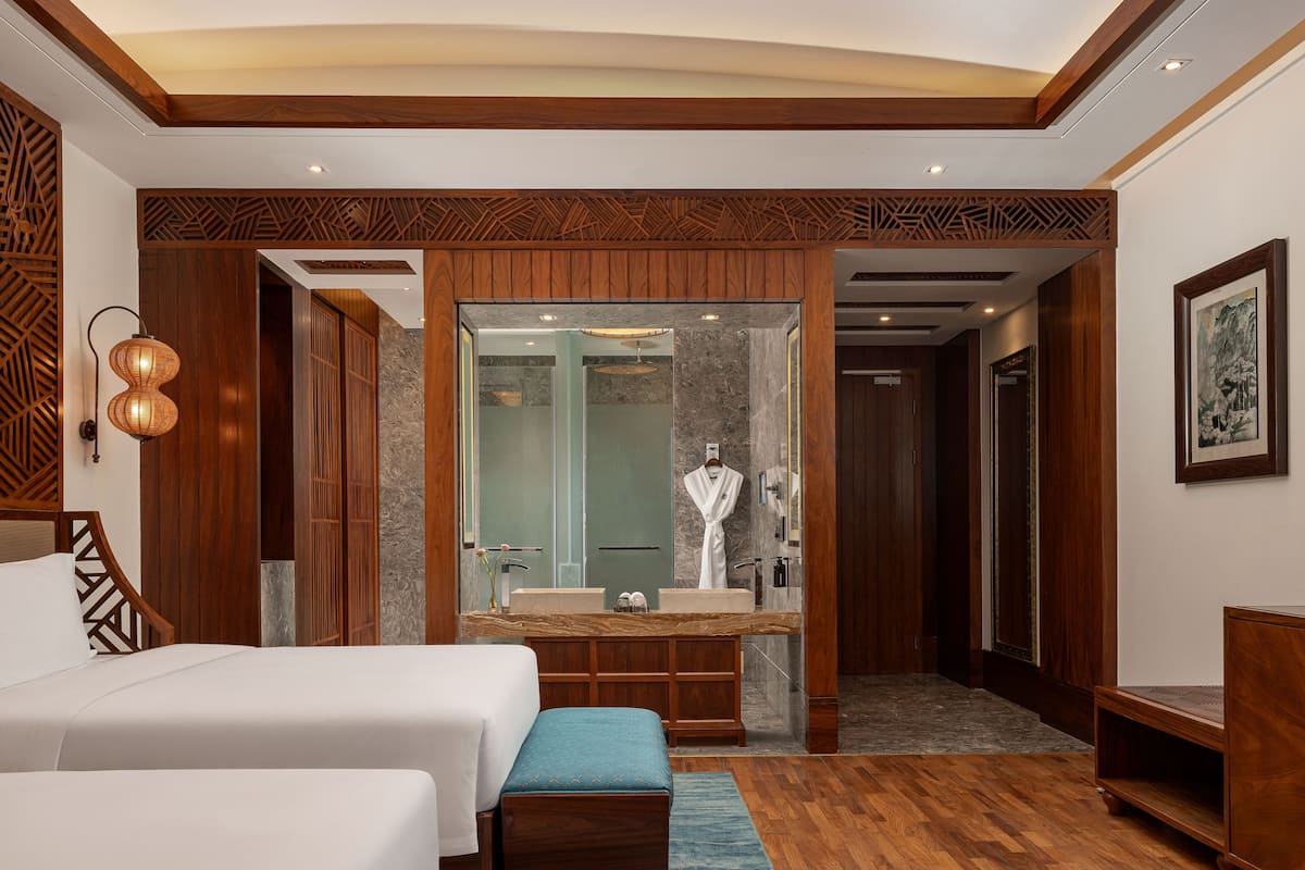 1 habitación, ropa de cama de alta calidad, minibar y escritorio