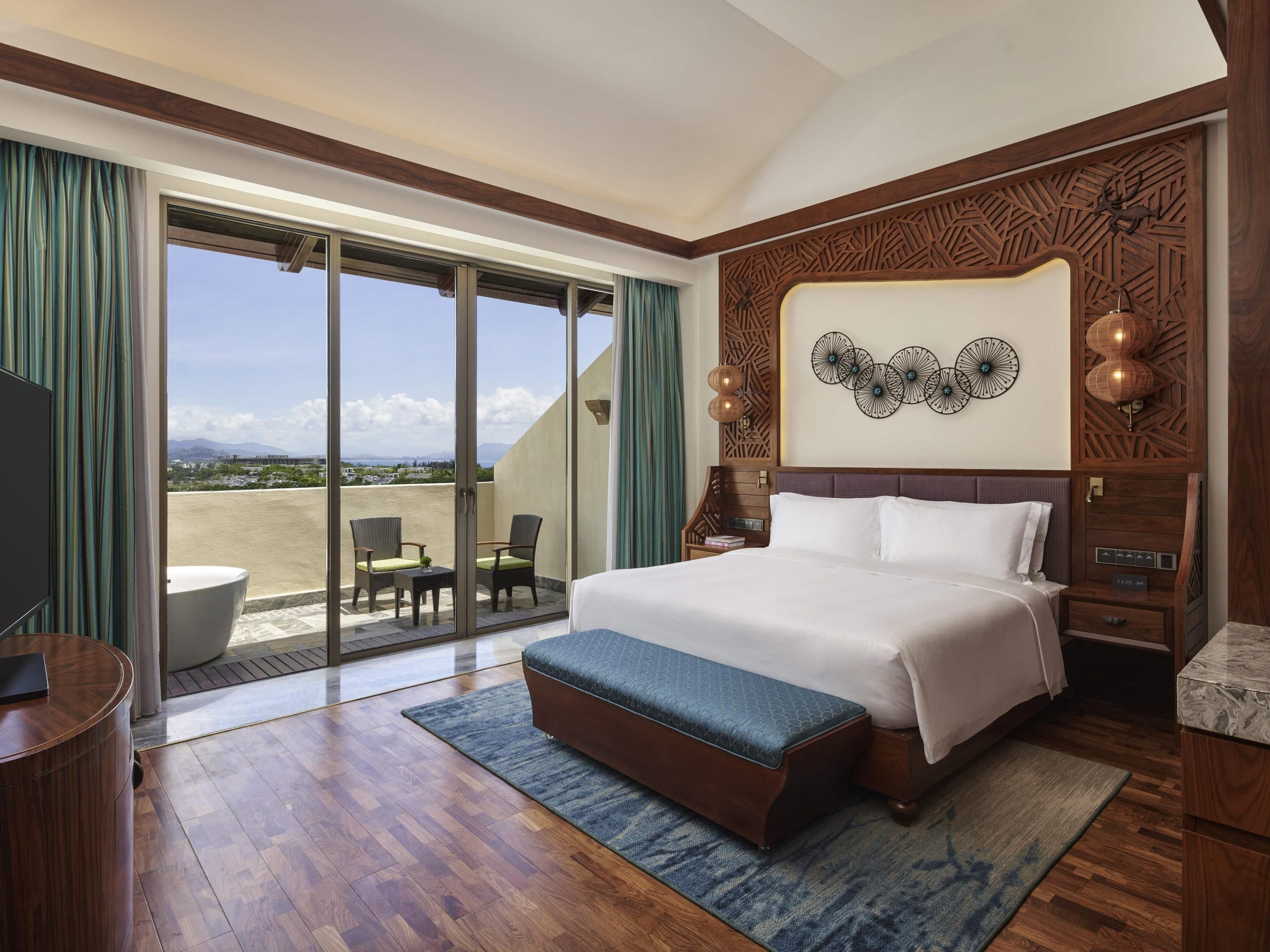 Ropa de cama de alta calidad, minibar y escritorio 