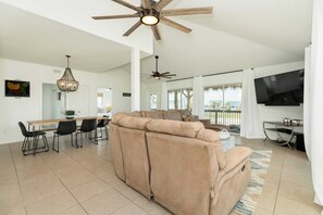 TV, fireplace, stereo, offices - Endless Activities-Private Pool,Hot Tub,Fire Pits! (Freeport)