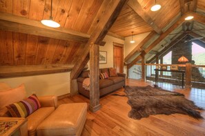 House (Latigo Lodge) | Living room | Flat-screen TV, fireplace - Latigo Lodge (Big Sky)