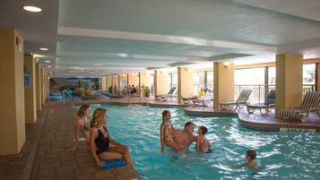 Indoor pool, outdoor pool