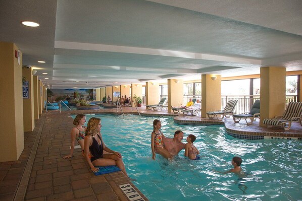 Indoor pool, outdoor pool